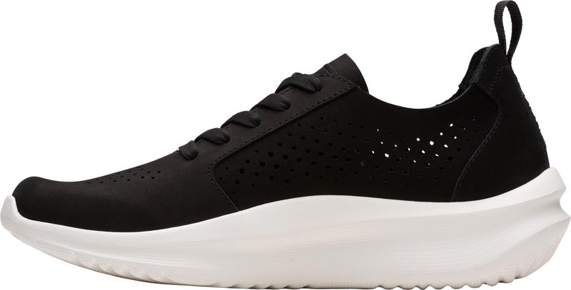 Clarks Women's Solevana Style CloudSteppers Sneaker, Black Nubuck, 6 - Image 3