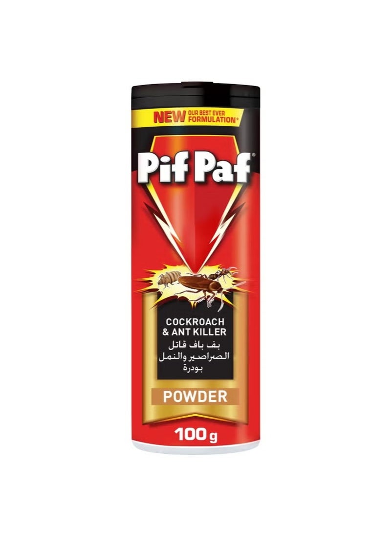 Pif Paf Cockroach And Ant Killer Kill And Protect Powder 100grams - Image 1
