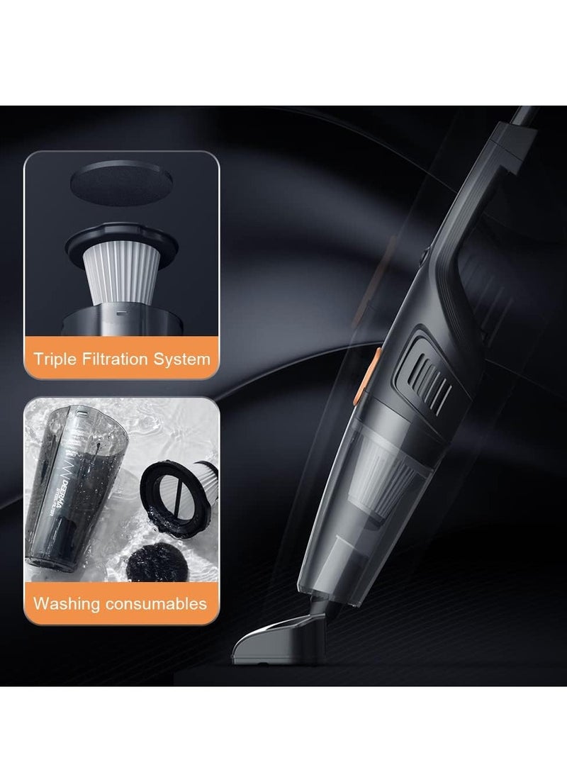 Airbot Corded Portable Handheld Vacuum Cleaner, Upright Lightweight 2-in-1 Stick & Handheld Vacuum Powerful 600W Motor for Hard Floor, Carpet, Pet Hair  - Image 5