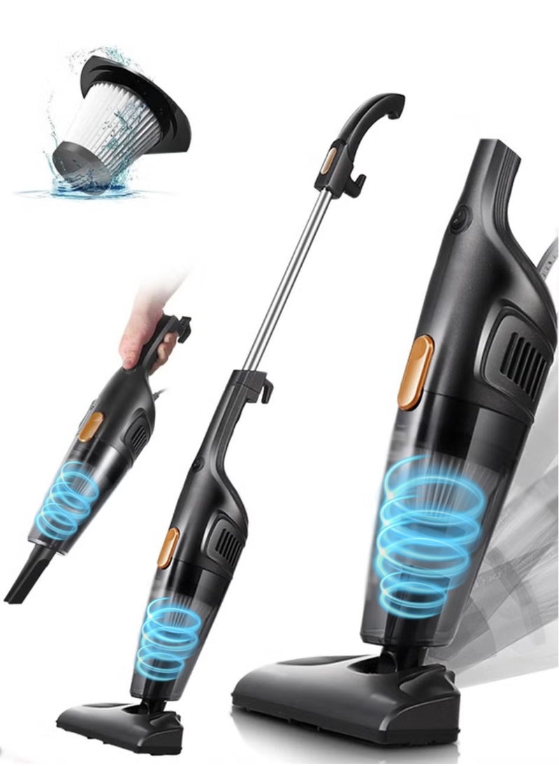 Airbot Corded Portable Handheld Vacuum Cleaner, Upright Lightweight 2-in-1 Stick & Handheld Vacuum Powerful 600W Motor for Hard Floor, Carpet, Pet Hair  - Image 1