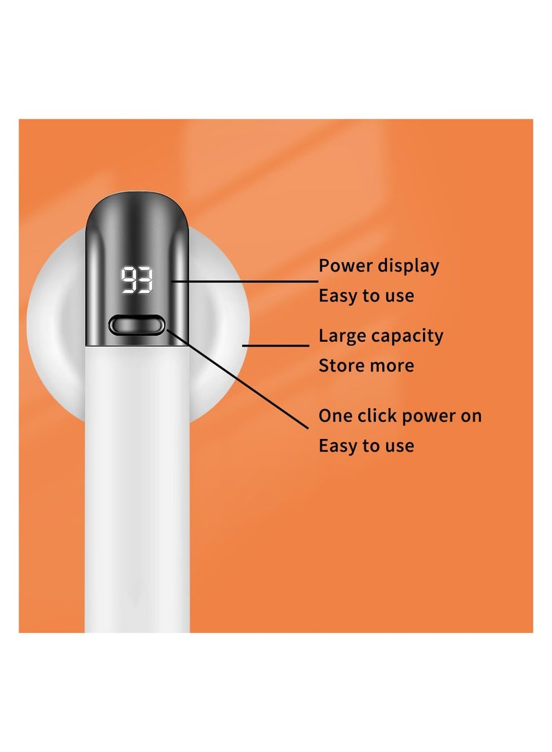 SYOSI Portable electric lint remover - Fabric Shaver and Fast and effective bobble remover for clothes, Bobbles from Couch, 2-In-1 LED Digital Display clothes debobbler, With double protection (white) - Image 5