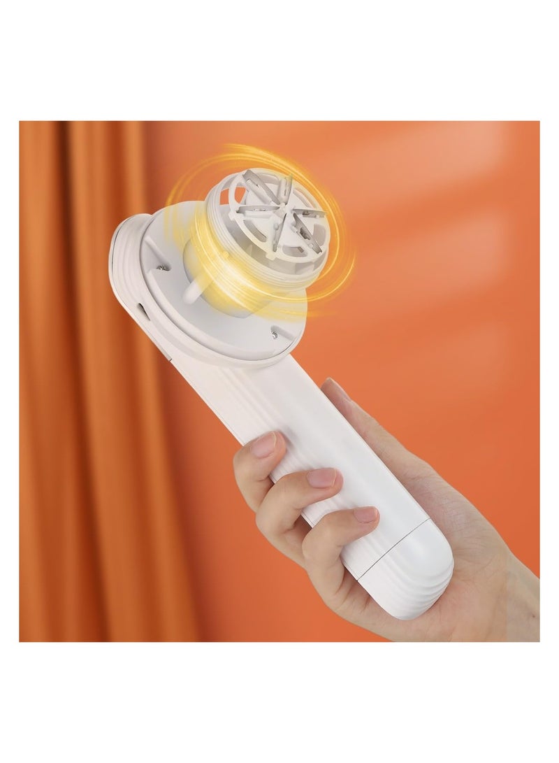 SYOSI Portable electric lint remover - Fabric Shaver and Fast and effective bobble remover for clothes, Bobbles from Couch, 2-In-1 LED Digital Display clothes debobbler, With double protection (white) - Image 4