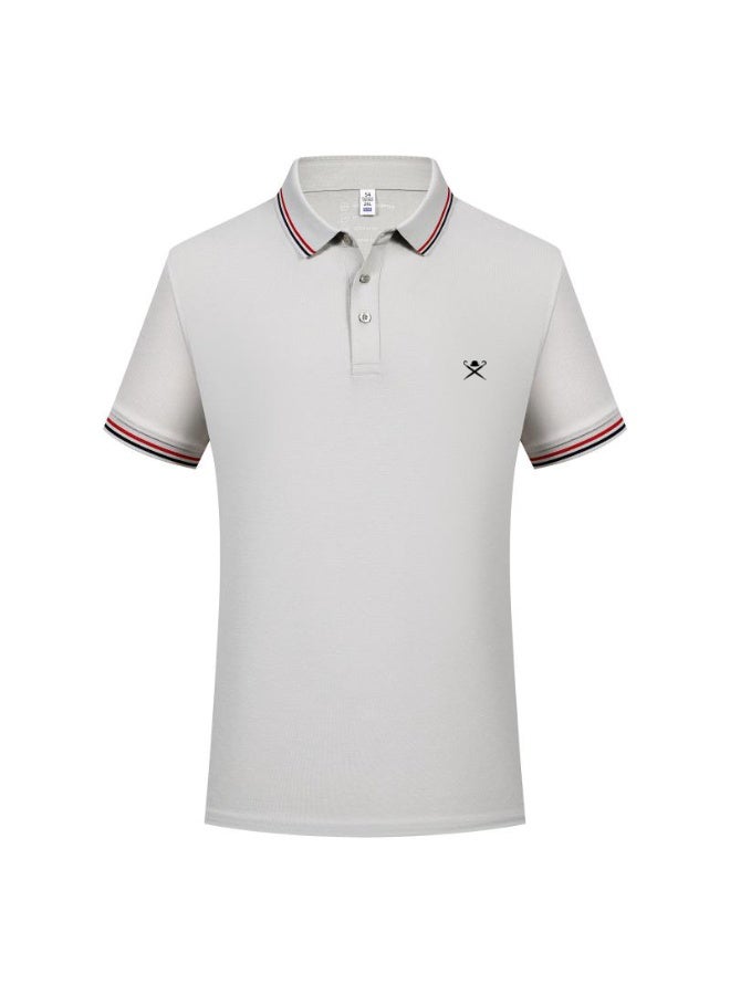 HACKETT LONDON Couples men and women summer breathable lapel short sleeve Polo shirt - Image 5