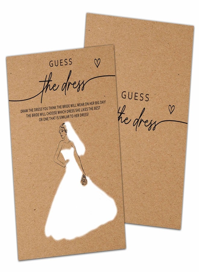 Huastatewolf Kraft Bridal Shower Games, Find the Dress Bachelorette Party Games, Kraft Engagement Party Games For 25 Guests, Weddingdecorations (Kraft003) - Image 1