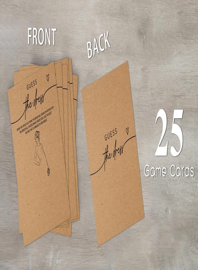 Huastatewolf Kraft Bridal Shower Games, Find the Dress Bachelorette Party Games, Kraft Engagement Party Games For 25 Guests, Weddingdecorations (Kraft003) - Image 5