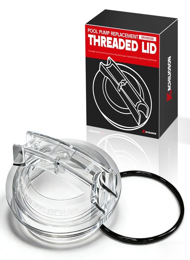 مصفاة لولبية وغطاء حلقي لمضخة حمام السباحة Achilioson SPX3100D، متوافق مع مضخات Hayward Super Pump SP3000 وSP3000X، طرازات C250CF وC500CF وC1100CF وC1800CF - Image 1