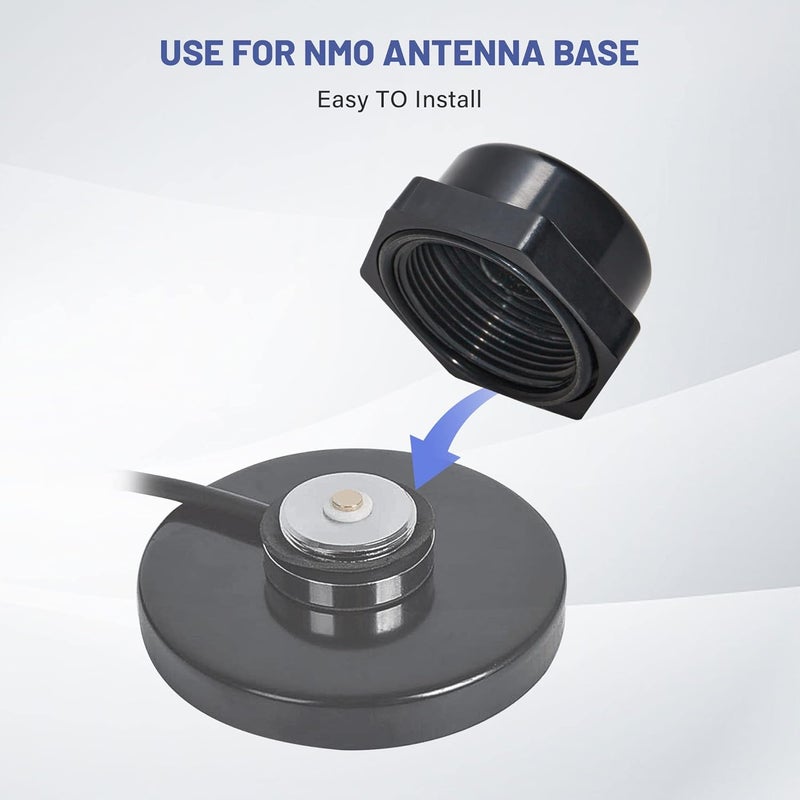 Anina غطاء تركيب هوائي أنينا NMO مع ختم حلقة O غطاء مقاوم للغبار والطقس والمطر 2-Pack - Image 2