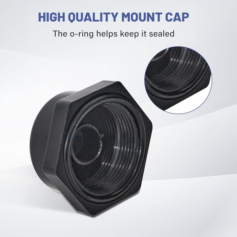 Anina غطاء تركيب هوائي أنينا NMO مع ختم حلقة O غطاء مقاوم للغبار والطقس والمطر 2-Pack - Image 5