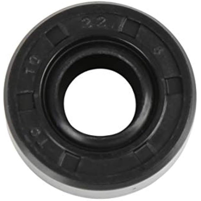 ريحني غطاء مطاطي أسود بحجم 10 مم × 22 مم × 8 مم مع ختم عمود زيت Tc مزدوج الشفة لسيارة أوتوماتيكية - Image 5