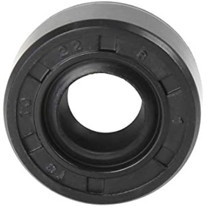 ريحني غطاء مطاطي أسود بحجم 10 مم × 22 مم × 8 مم مع ختم عمود زيت Tc مزدوج الشفة لسيارة أوتوماتيكية - Image 4