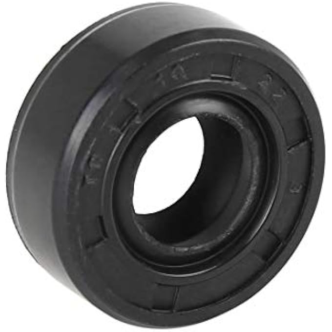 ريحني غطاء مطاطي أسود بحجم 10 مم × 22 مم × 8 مم مع ختم عمود زيت Tc مزدوج الشفة لسيارة أوتوماتيكية - Image 1