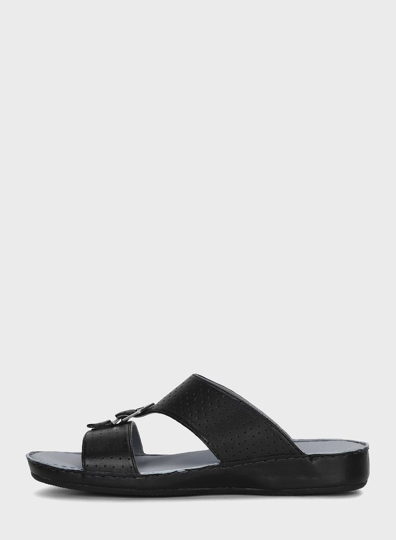 Red Tape T-Bar Flat Sandals - Image 3