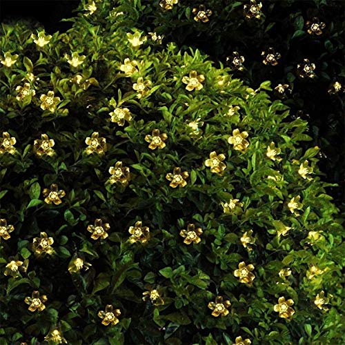Epyz Solar Light Outdoor Garden Waterproof Sakura Flower String Light for Garden,Lawn,Patio,Christmas Tree,Party Decorations [ 30 LED, Warm Yellow Light, Pack of 1 ] - Image 5