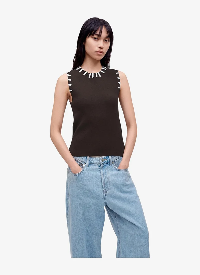 Women's VMLEA Sleeveless Knitted Top