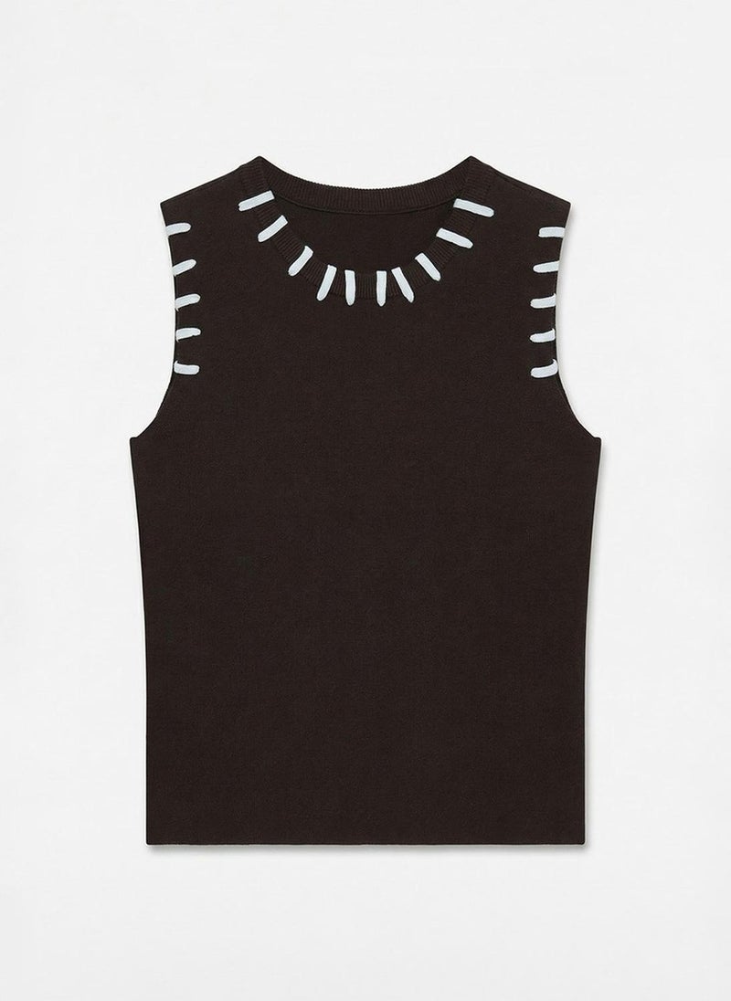 VERO MODA Women's VMLEA Sleeveless Knitted Top - Image 5