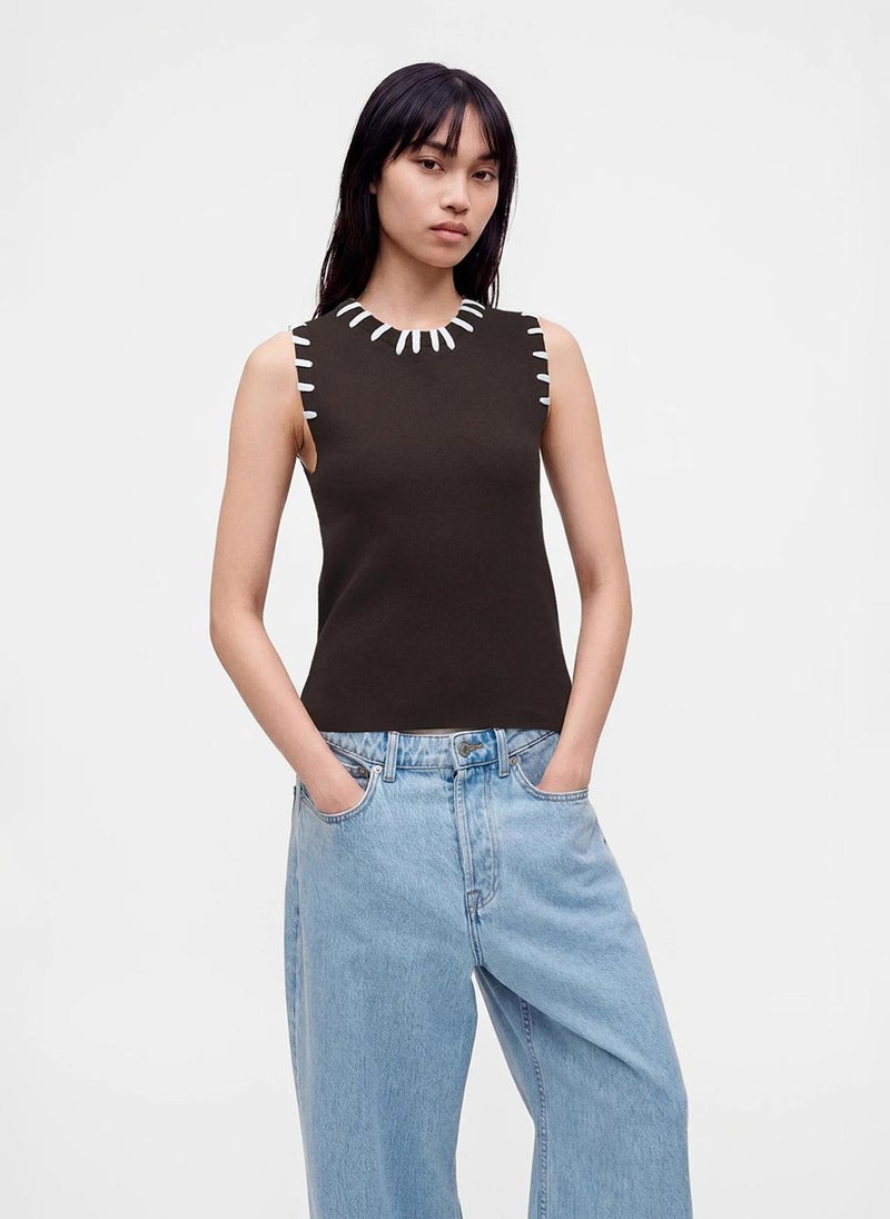VERO MODA Women's VMLEA Sleeveless Knitted Top - Image 1
