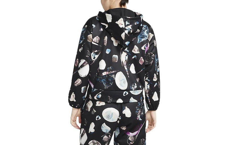 Nike (WMNS) Nike Dri-FIT Swoosh Fly Standard Issue Pullover 'Black White' - Image 1