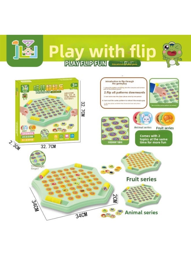 Children's Flip Chess Music Double Battle Memory Game Match Touch Puzzle Brain Training Toy Interactive