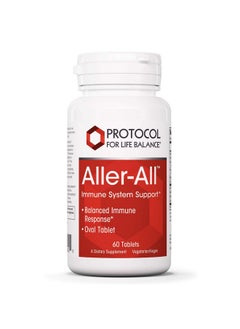 Protocol For Life Balance Protocol Allerall Immune And Respiratory Support And Defense Vitamins And Minerals 60 Tabs  - Image 1