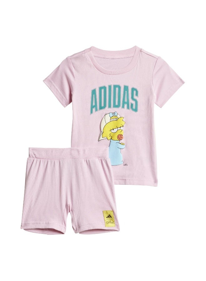 Adidas Adidas I Sim T Set U Pink Not Sports Specific Suits For Unisex  - Image 1