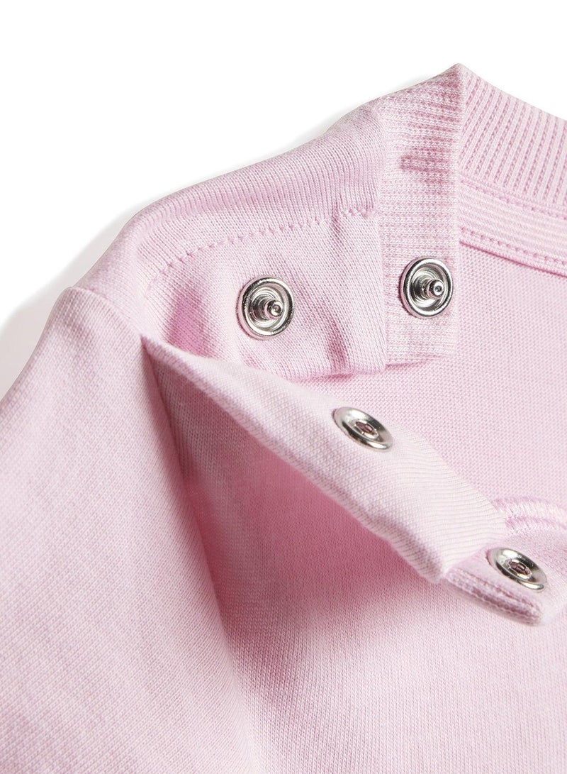 adidas طقم رياضي وردي للجنسين - Image 4