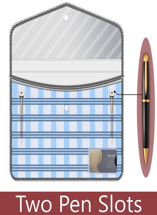 FEDUS Documents Holder Envelope Folder, Stylist Printed File Storage Bag with Snap Button Transparent Plastic File for documents Certificate File Document Folder for Certificate Black - Image 5