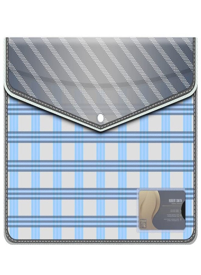 FEDUS Documents Holder Envelope Folder, Stylist Printed File Storage Bag with Snap Button Transparent Plastic File for documents Certificate File Document Folder for Certificate Black - Image 1