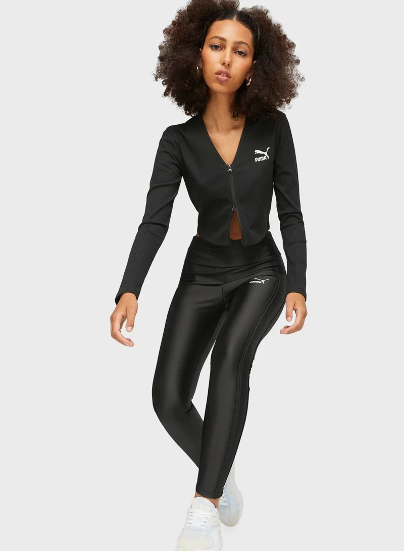 PUMA Classics Ribbed Shirt
