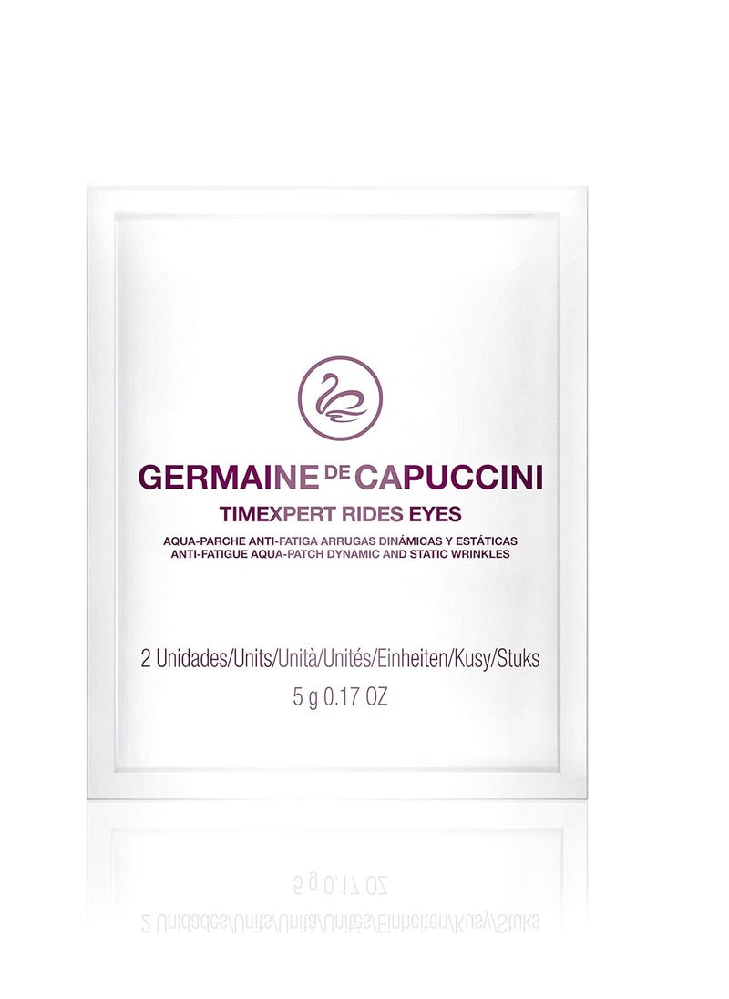 Germaine De Capuccini - Germaine de Capuccini  TIMEXPERT RIDES  Timexpert Rides NEW AntiFatigue AquaPatch  antifatigue effect eye contour mask  eye contour revitalized rested and hydrated  Singleuse sachet - Image 1