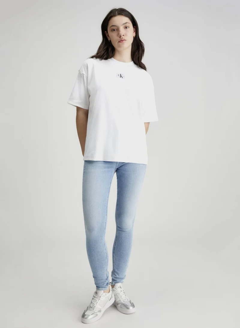 Calvin Klein Jeans Crew Neck Logo T-Shirt