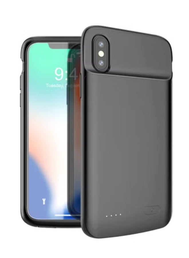 GULFLINK Silicone Slim Ultra Thin Smart Battery Case 6800 mAh For iPhone X/XS - Image 1