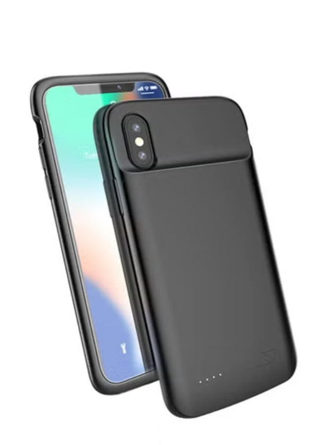 GULFLINK Silicone Slim Ultra Thin Smart Battery Case 6800 mAh For iPhone X/XS - Image 2