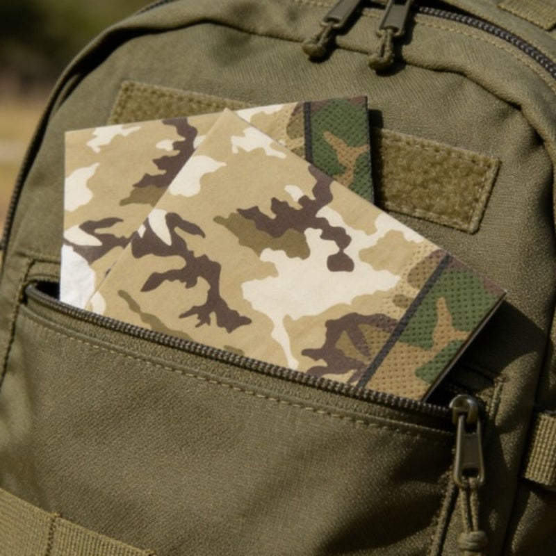 16Pcs Camouflage Party Napkins for Themed Scene Decor - Image 4