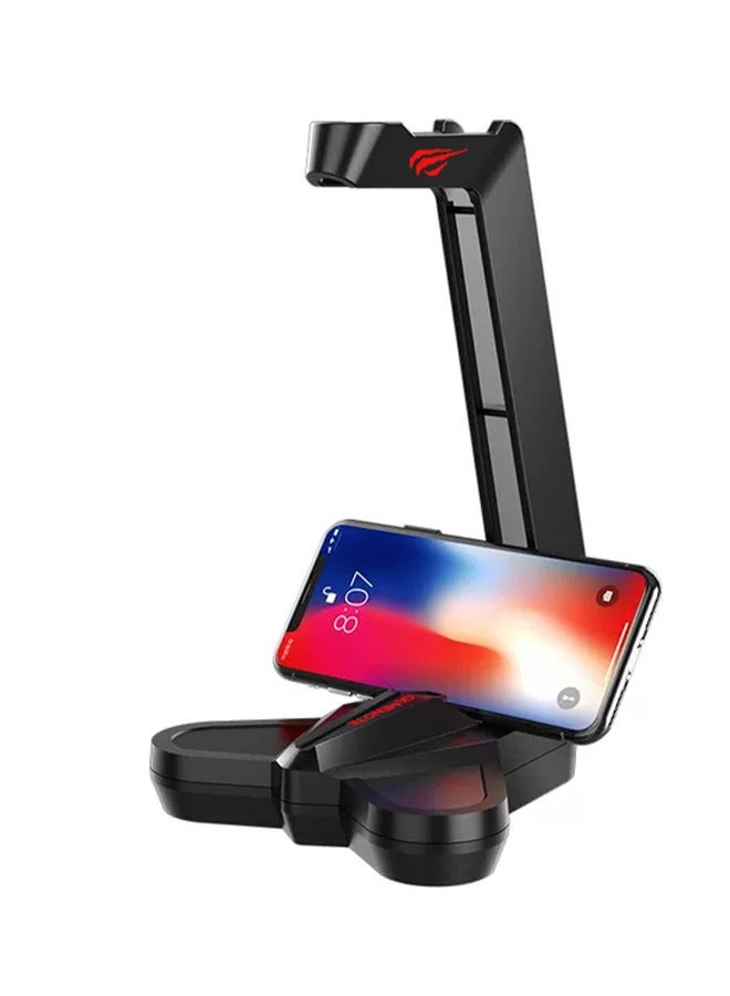 havit Headphone Holder, Non-Slip Headset Stand, Detachable Design, Suitable for Gamers, Anchors, Offices  - Image 1