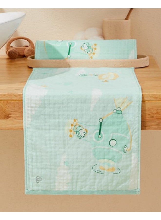purcotton In-store Same Item】baby Waffle Gauze Handkerchief, Soft And Skin-friendly Face Cloth For Infants, Baby Drool Bibs - Image 1