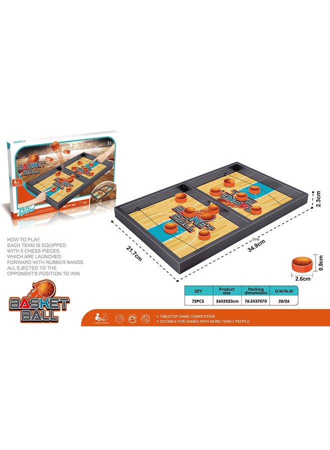 Bluejw Table Catapult Basketball Game Indoor Parent-child Hand-eye Coordination Exercise Educational Toys - Image 3