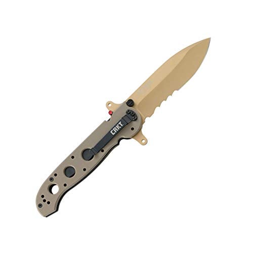 CRKT M21-14DSFG Folding Knife with Liner Lock: 1.4116 Veff Serrations Blade, G10 Handle, Reversible Pocket Clip, M21-14DSFG - Image 2
