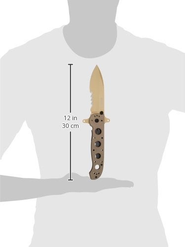 CRKT M21-14DSFG Folding Knife with Liner Lock: 1.4116 Veff Serrations Blade, G10 Handle, Reversible Pocket Clip, M21-14DSFG - Image 3