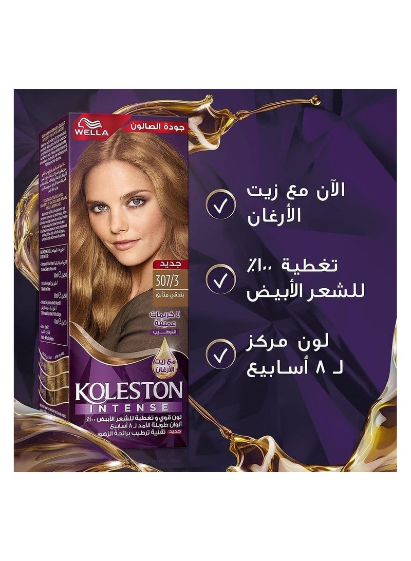 Wella Koleston Wella Koleston Intense Hair Dye - Radiant Hazelnut 307/3 - Image 2