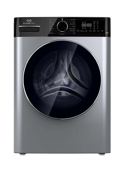 Front Load Washing Machine 8kg Inverter BLDC Motor Steam1400 rpm Color Silver
