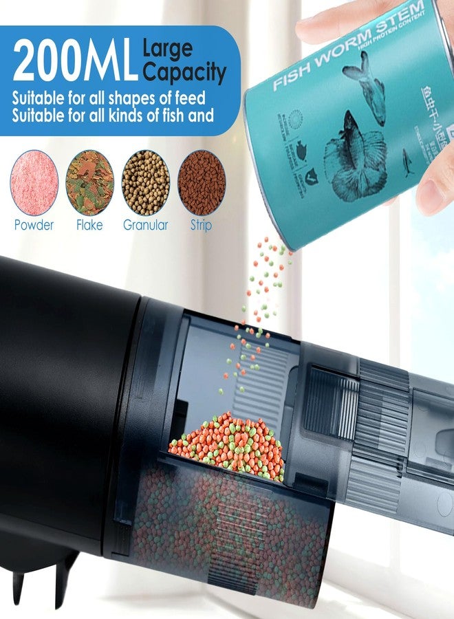 ليتشي مغذي أسماك أوتوماتيكي يعمل بتقنية الواي فاي (2.4 جيجاهرتز فقط)، مغذي أسماك ذكي مزود بمؤقت وتحكم عبر تطبيق، موزع طعام جاف بثلاثة منافذ لأحواض السمك، مثالي للاستخدام أثناء العطلات والاستخدام اليومي - Image 5