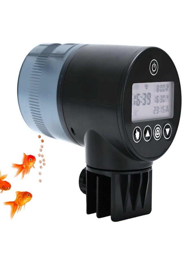 ليتشي مغذي أسماك أوتوماتيكي يعمل بتقنية الواي فاي (2.4 جيجاهرتز فقط)، مغذي أسماك ذكي مزود بمؤقت وتحكم عبر تطبيق، موزع طعام جاف بثلاثة منافذ لأحواض السمك، مثالي للاستخدام أثناء العطلات والاستخدام اليومي - Image 1