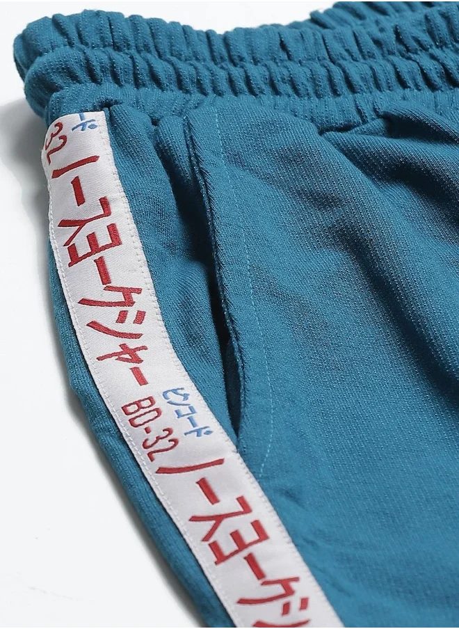 Hubberholme Turquoise Track Pants For Women