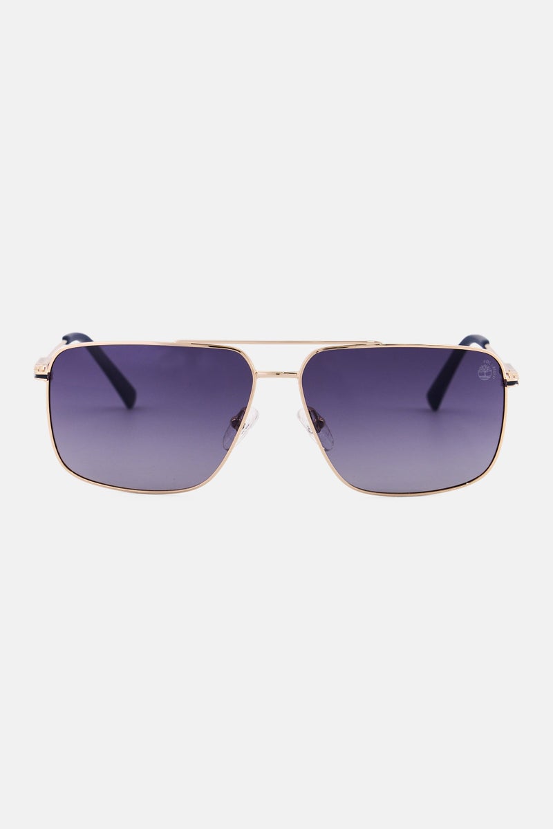 Timberland Men TB929232D61 Square Sunglasses, Gold - Image 1