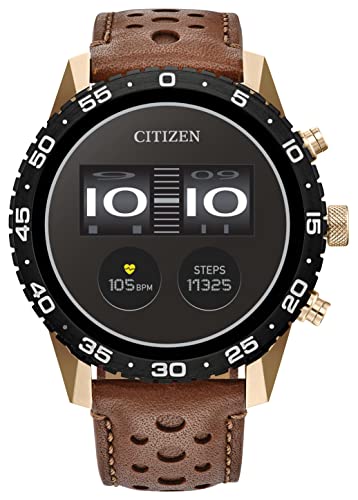 Citizen CZ Smart PQ2 44MM Sport Smartwatch with YouQ App with IBM Watson AI and NASA Research Wear OS by Google HR GPS Fitness Tracker Amazon Alexa iPhone Android Compatible IPX6 Rating - Image 1