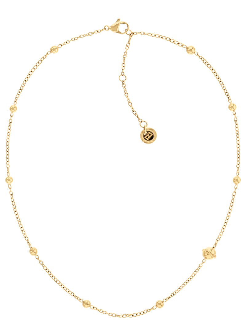 TOMMY HILFIGER TH JEWELRY METALLIC ORBS WOMENS CHAIN NECKLACE - 2780817 - Image 3