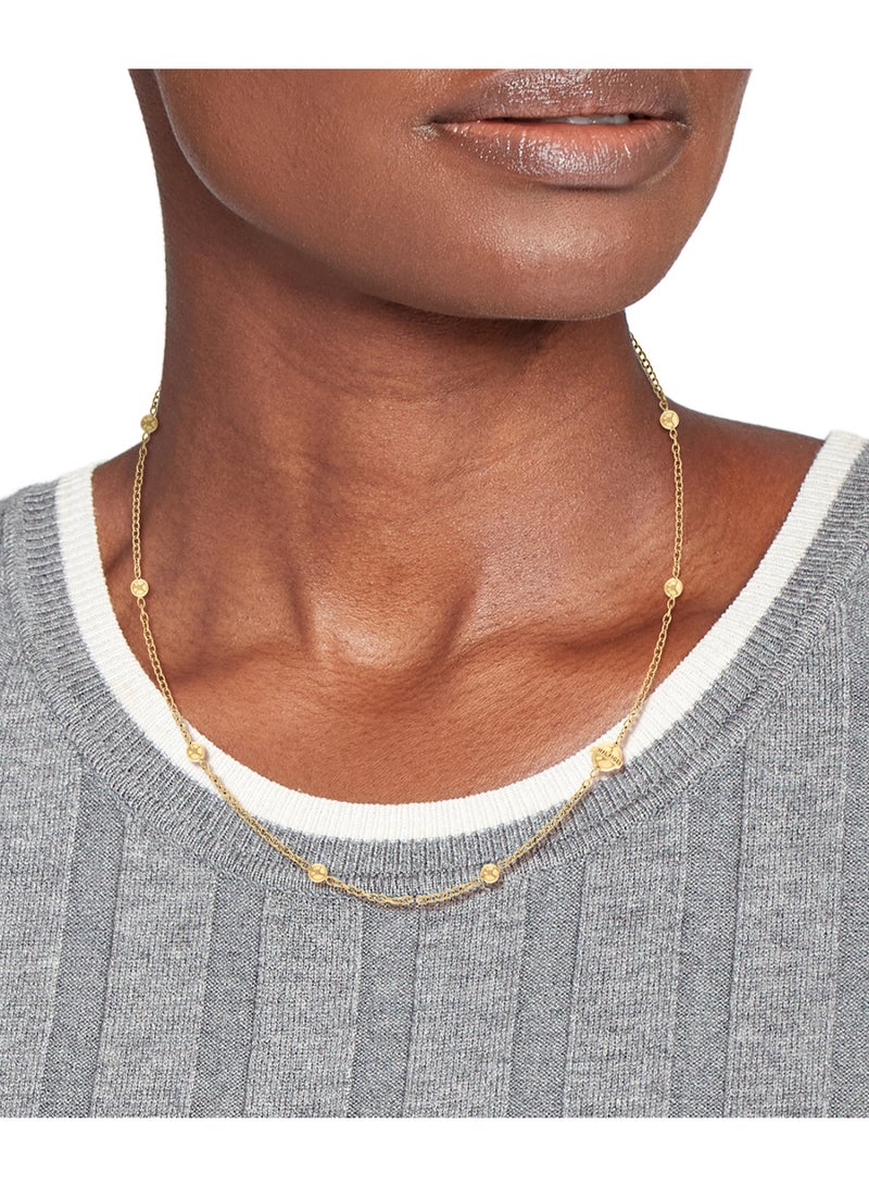 TOMMY HILFIGER TH JEWELRY METALLIC ORBS WOMENS CHAIN NECKLACE - 2780817 - Image 2