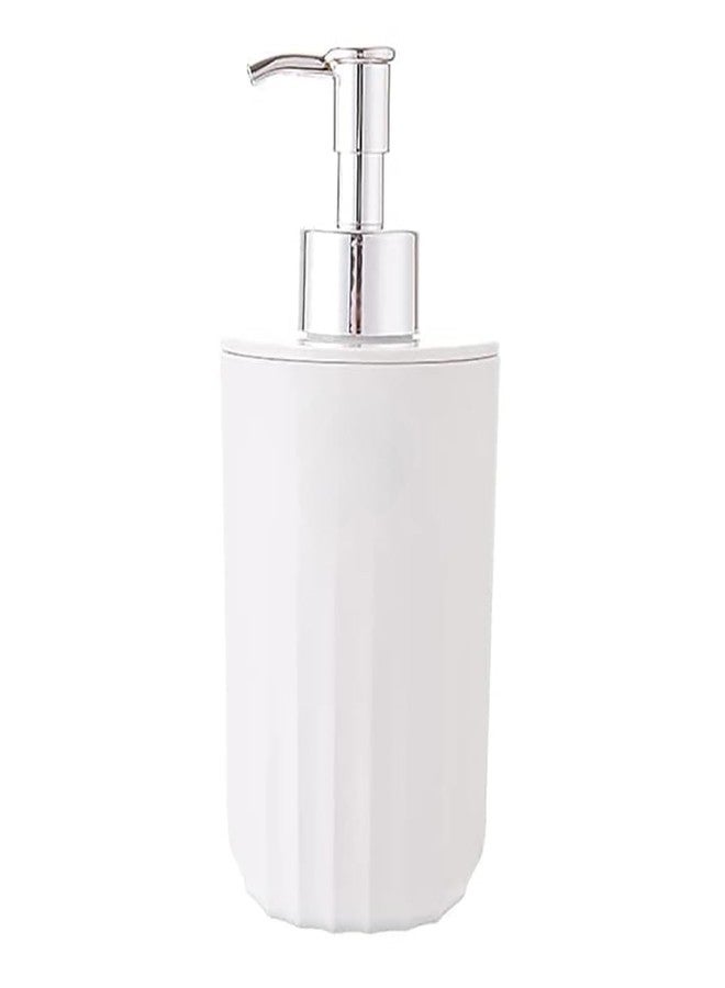 Homfel 320ml Wave Pattern Liquid Soap Dispenser Bottle – Refillable Hand Wash Pump for Kitchen Sink & Bathroom, Empty Lotion & Shower Gel Container - Image 1