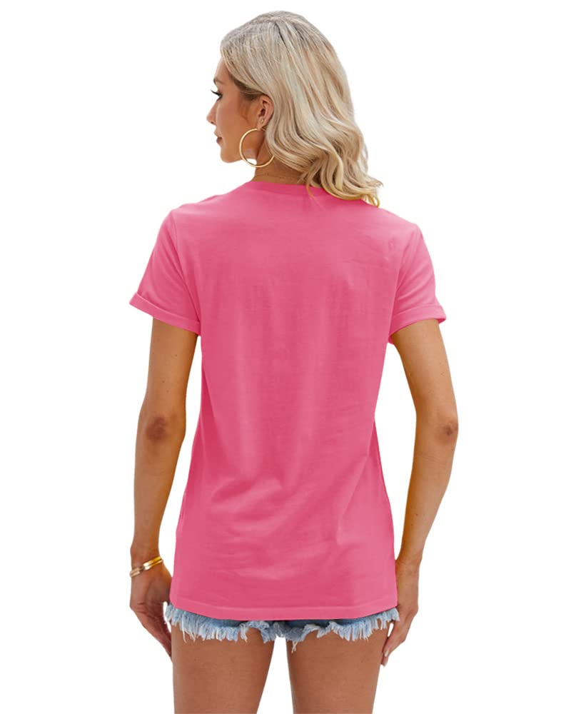 Cicy Bell Women's T Shirts Short Sleeve Tees Sunflower Graphic Loose Summer Tops - Image 3