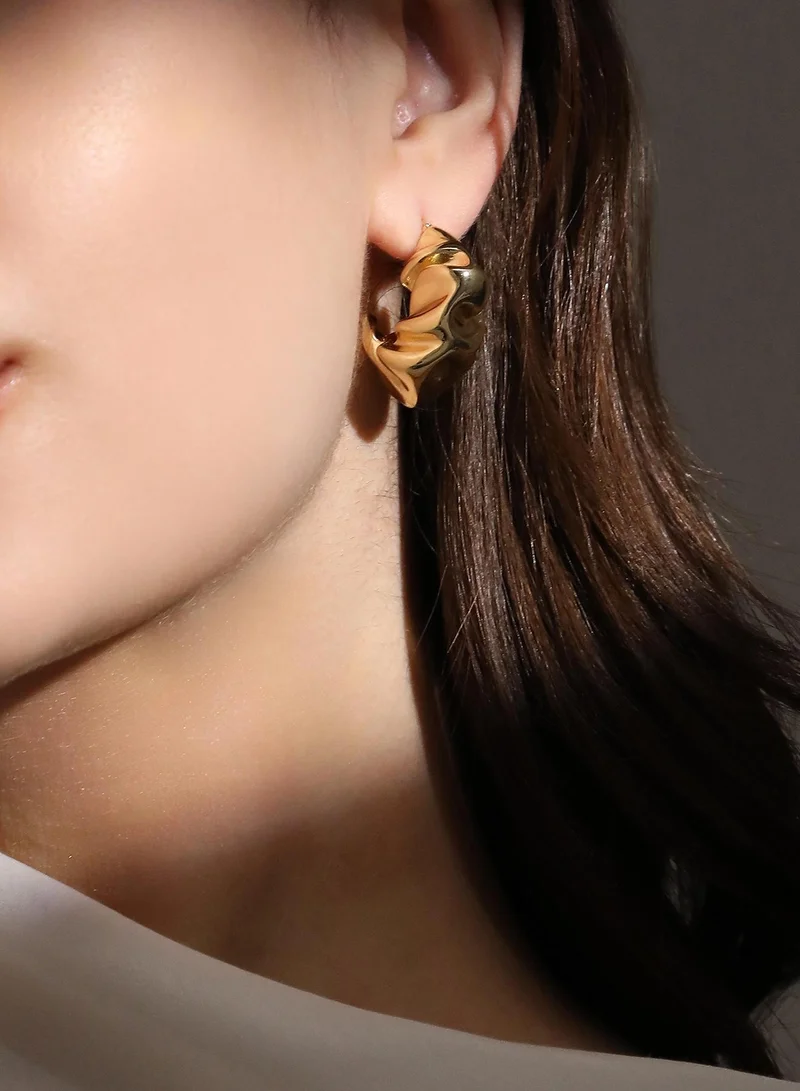 سوهي Women's The Crumble Hoop Earrings